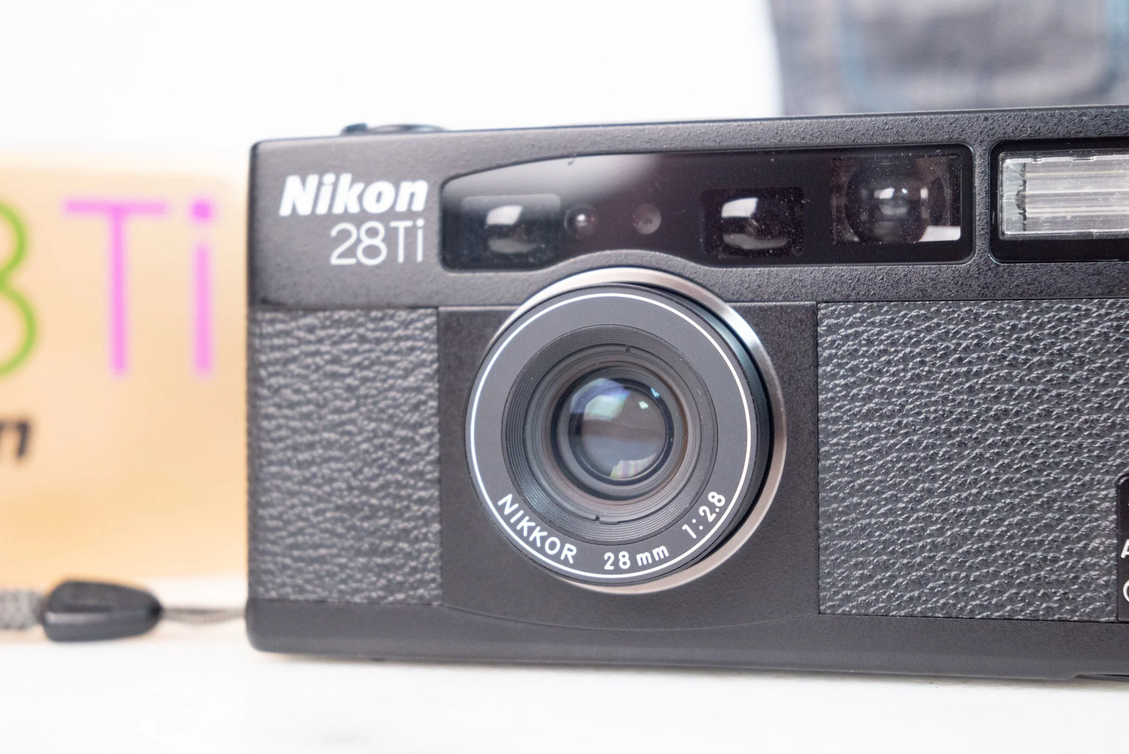 Nikon 28Ti Point and Shoot 35mm Film Camera with Box, Case and